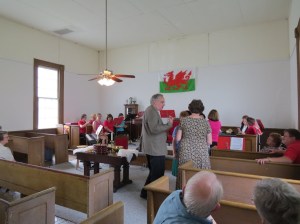 inside church